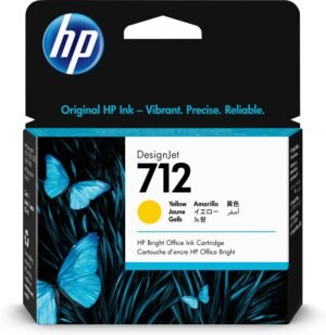 HP 712 Jaune – Cartouche d’encre