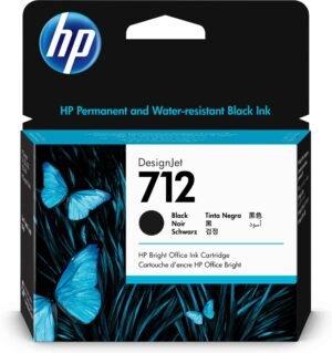 HP 712 Noir – Cartouche d’encre