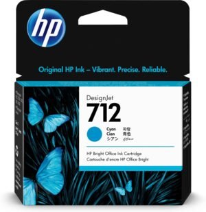 HP 712 Cyan – Cartouche d’encre