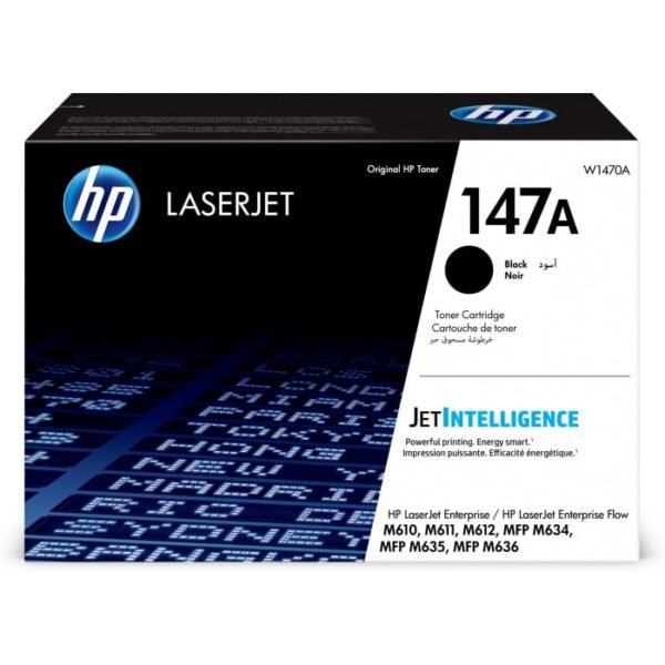 Cartouche de toner HP 147A LaserJet – Noir